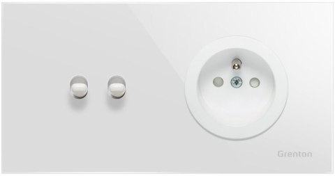 Gniadko typ F SOCKET+SWITCH biały Grenton Gniadko typ F SOCKET+SWITCH biały Grenton