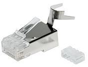 WTYK SIECIOWY KONEKTOR SOLARIX RJ45 CAT.6A STP EKRANOWANY KRJS45/6ASLD 100szt WTYK SIECIOWY KONEKTOR SOLARIX RJ45 CAT.6A STP EKRANOWANY KRJS45/6ASLD 100szt