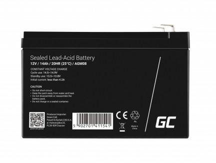 AKUMULATOR AGM Green Cell VRLA 12V 14Ah AKUMULATOR AGM Green Cell VRLA 12V 14Ah