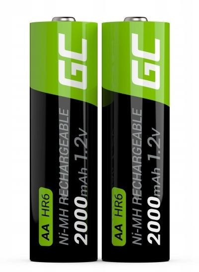 AKUMULATORKI Green Cell 2x AA HR6 2000mAh GR06 AKUMULATORKI Green Cell 2x AA HR6 2000mAh GR06