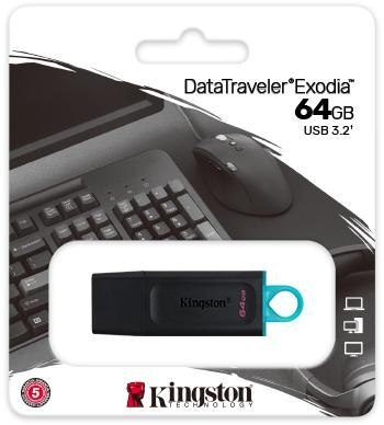 Kingston Pendrive Data Traveler Exodia 64GB USB3.1 Gen1 Kingston Pendrive Data Traveler Exodia 64GB USB3.1 Gen1