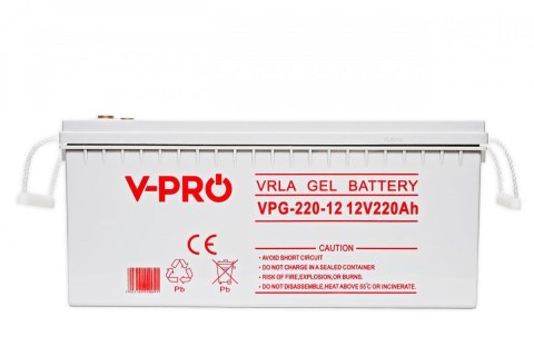 Akumulator Volt Polska Gel VPRO Solar 12V 220Ah Akumulator Volt Polska Gel VPRO Solar 12V 220Ah