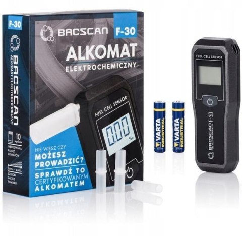 Alkomat BACscan F-30 elektrochemiczny. Kalibracja 24mc - 10 lat gwarancji. Alkomat BACscan F-30 elektrochemiczny. Kalibracja 24mc - 10 lat gwarancji.