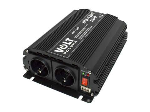 PRZETWORNICA VOLT POLSKA IPS-1200 DUO 12V 24V/230V 600X1200W PRZETWORNICA VOLT POLSKA IPS-1200 DUO 12V 24V/230V 600X1200W