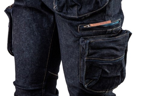 SPODNIE ROBOCZE 5-KIESZENIOWE DENIM ROZMIAR S SPODNIE ROBOCZE 5-KIESZENIOWE DENIM ROZMIAR S