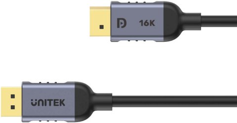 Unitek Przewód DisplayPort 2.1 8K@120Hz 1,5m Unitek Przewód DisplayPort 2.1 8K@120Hz 1,5m