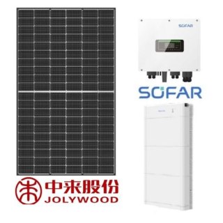 Zestaw Hybrid 10.13 kW: SOFAR HYD10KTL-3PH +25*JA SOLAR 405W MR Czarna rama + Magazyn energii Sofar 15kWh BTS E10-DS5