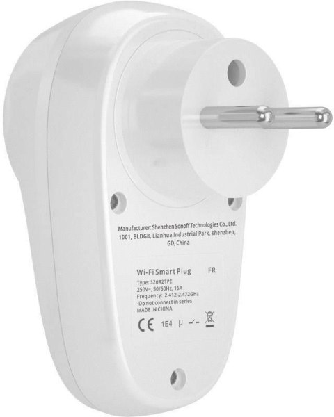 SONOFF Inteligentne gniazdko 10A WiFi S26R2TPE-FR SONOFF Inteligentne gniazdko 10A WiFi S26R2TPE-FR