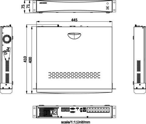 REJESTRATOR IP HIKVISION DS-7732NXI-K4/16P(D) REJESTRATOR IP HIKVISION DS-7732NXI-K4/16P(D)