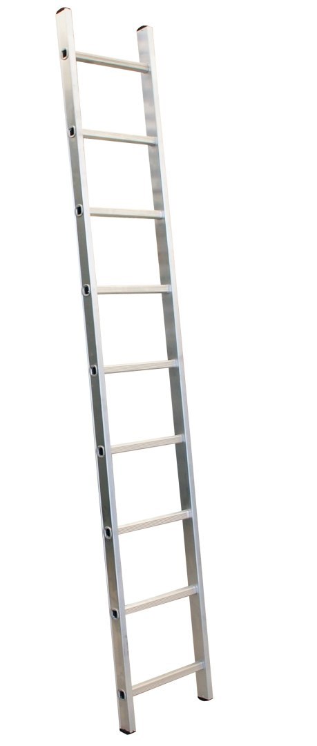 DRABINA ALUMINIOWA PRZYSTAWNA 239CM, 9 SZCZEBLI DRABINA ALUMINIOWA PRZYSTAWNA 239CM, 9 SZCZEBLI