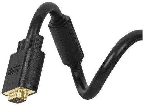 Kabel VGA Unitek Y-C513G Premium VGA HD15 M/M 2m Kabel VGA Unitek Y-C513G Premium VGA HD15 M/M 2m
