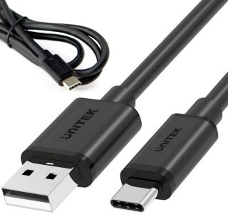 Unitek przewód USB-A 2.0 - USB-C 3m C14069BK