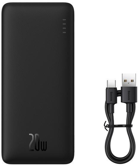 Powerbank Baseus Airpow PPQD090001 10000mAh 20W PD QC 20W USB-A USB-C + kabel Powerbank Baseus Airpow PPQD090001 10000mAh 20W PD QC 20W USB-A USB-C + kabel