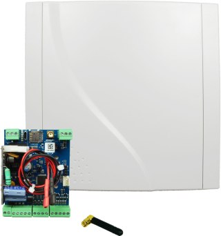ROPAM Basic4G-PS-SET: Basic4G-PS/AT-GSM-MINI90/O-R3P/PS-3024/ zestaw, moduł LTE w obudowie  natynkowej z zasilaczem AC/DC i ante