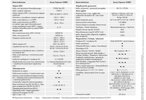 SMA STP CORE1 50-41 (AFCI, z wyświetlaczem) SMA STP CORE1 50-41 (AFCI, z wyświetlaczem)