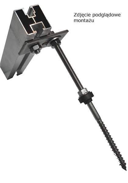 Profil aluminiowy 40*40 śruba sześciokątna L:6600mm