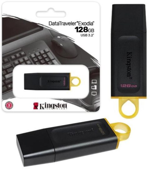 Kingston Pendrive Data Traveler Exodia 128GB USB3.1 Gen1 Kingston Pendrive Data Traveler Exodia 128GB USB3.1 Gen1
