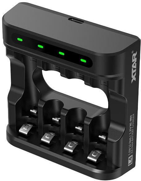 Ładowarka do akumulatorów R03 / AAA oraz R6 / AA Li-ion 1,5V / NiMH Xtar L4 Ładowarka do akumulatorów R03 / AAA oraz R6 / AA Li-ion 1,5V / NiMH Xtar L4