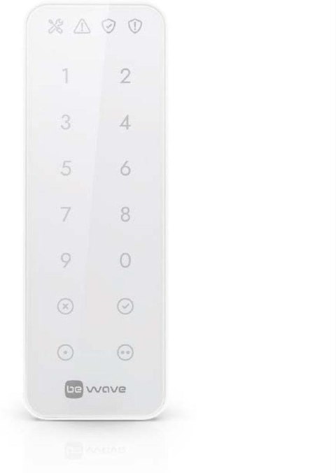 BE WAVE Bezprzewodowa klawiatura dotykowa (czarna typ urządzenia AKP-200-B) Smart Keypad B (AKP-200-B) BE WAVE Bezprzewodowa klawiatura dotykowa (czarna typ urządzenia AKP-200-B) Smart Keypad B (AKP-200-B)