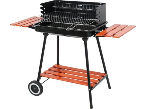 GRILL WĘGLOWY Z PÓŁKAMI, RUSZT 53X33CM GRILL WĘGLOWY Z PÓŁKAMI, RUSZT 53X33CM