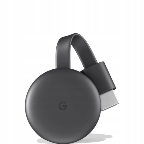 Odtwarzacz multimedialny Google Chromecast 3 czarny Odtwarzacz multimedialny Google Chromecast 3 czarny