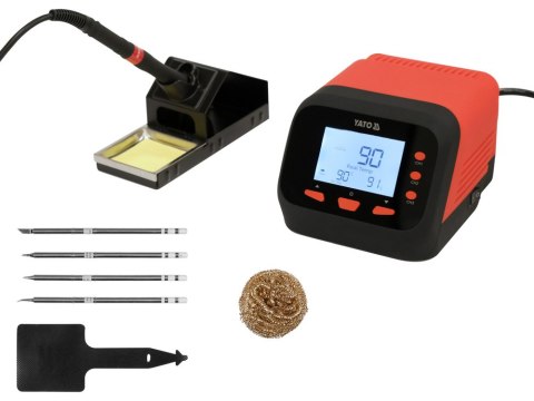 STACJA LUTOWNICZA CYFROWA 75W TYP GROT, WYŚWIETLACZ LCD STACJA LUTOWNICZA CYFROWA 75W TYP GROT, WYŚWIETLACZ LCD