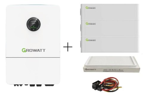 GROWATT Zestaw: Falownik hybrydowy WIT-12K-X-HU 3-fazowy+Bateria 15kWh+podstawa+kable GROWATT Zestaw: Falownik hybrydowy WIT-12K-X-HU 3-fazowy+Bateria 15kWh+podstawa+kable