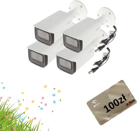 KAMERA HDCVI DAHUA HAC-HFW2249T-I8-A-NI-0360B Opakowanie zbiorcze 4szt