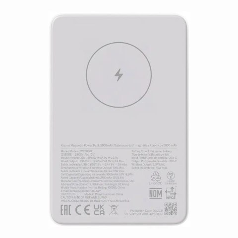 Powerbank Xiaomi Magnetic Power Bank 5000mAh