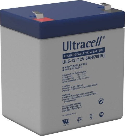 Akumulator AGM ULTRACELL UL 12V 5Ah Akumulator AGM ULTRACELL UL 12V 5Ah