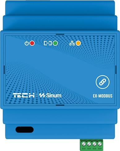 Extender sygnału na szynę DIN EX-MODBUS Tech sterowniki Extender sygnału na szynę DIN EX-MODBUS Tech sterowniki