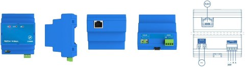 Extender sygnału na szynę DIN EX-MODBUS Tech sterowniki Extender sygnału na szynę DIN EX-MODBUS Tech sterowniki