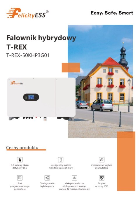 FelicityESS Inwerter hybrydowy T-REX-50KHP3G01 (wysokonapięciowy)