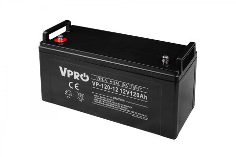 Akumulator VOLT POLSKA AGM VPRO 12V 120Ah VRLA Bezobsługowy Akumulator VOLT POLSKA AGM VPRO 12V 120Ah VRLA Bezobsługowy