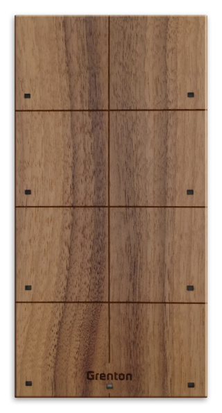 Panel dotykowy TOUCH PANEL 8B ciemne drewno z ikonami Grenton TPA-608-T-01