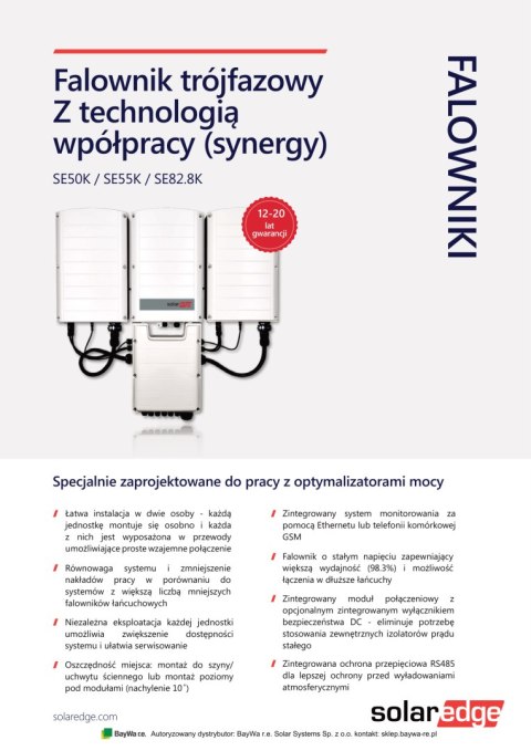 SolarEdge Jednostka Pomocnicza SESUK-RW00INNN4 SolarEdge Jednostka Pomocnicza SESUK-RW00INNN4