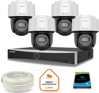 Zestaw monitoringu Hilook 4 kamery IP PTZ-N6-P