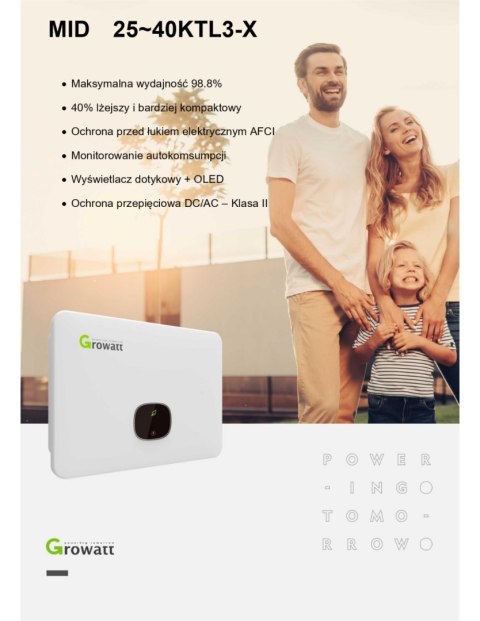 GROWATT Falownik sieciowy MID-36KTL3-X 3-fazowy GROWATT Falownik sieciowy MID-36KTL3-X 3-fazowy