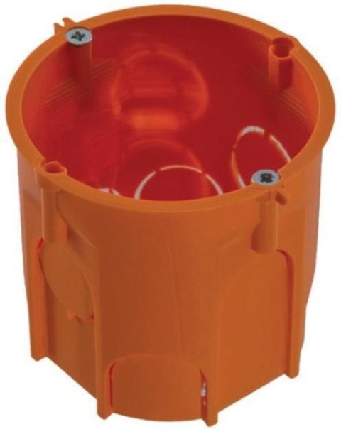 Puszka PK60 Lux głęboka z wkrętami pomarańczowa Pawbol A.0001LDP 10szt Puszka PK60 Lux głęboka z wkrętami pomarańczowa Pawbol A.0001LDP 10szt
