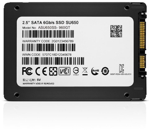 Adata SU650 Ultimate 240GB 2,5" SATA SSD Adata SU650 Ultimate 240GB 2,5" SATA SSD
