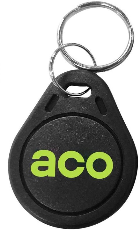 ACO TR-ACO sz. Brelok UNIQUE (logo ACO, kolor czarny) ACO TR-ACO sz. Brelok UNIQUE (logo ACO, kolor czarny)