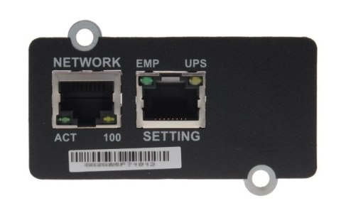 MODUŁ SNMP PowerWalker DLA UPS VI RT LCD, VFI P/RT LCD, VFI 3/1 MODUŁ SNMP PowerWalker DLA UPS VI RT LCD, VFI P/RT LCD, VFI 3/1