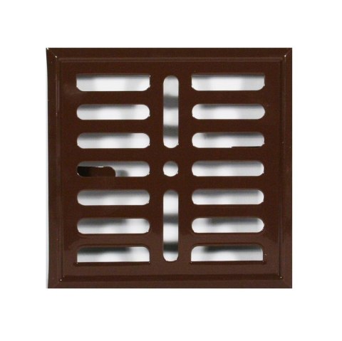 KRATKA METALOWA MALOWANA 14*14CM BRĄZOWA KRATKA METALOWA MALOWANA 14*14CM BRĄZOWA
