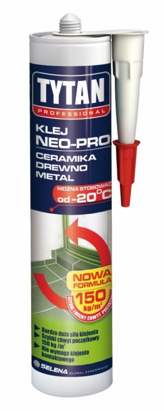 KLEJ MONTAŻOWY 290ML TYTAN NEOPRENOWY NEO-PRO KLEJ MONTAŻOWY 290ML TYTAN NEOPRENOWY NEO-PRO