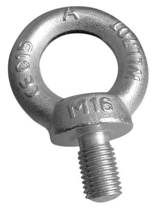 ŚRUBA Z UCHEM OCYNKOWANY DIN580 16*2MM ŚRUBA Z UCHEM OCYNKOWANY DIN580 16*2MM
