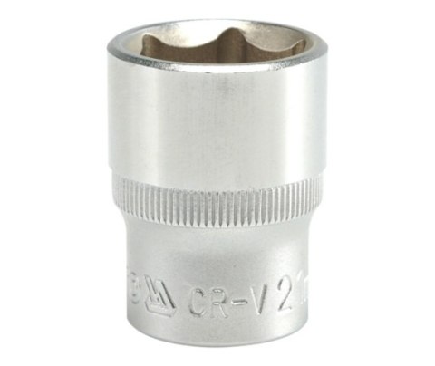 NASADKA KRÓTKA 6-KĄTNA CHROMOWANA 1/2'' 21MM NASADKA KRÓTKA 6-KĄTNA CHROMOWANA 1/2'' 21MM