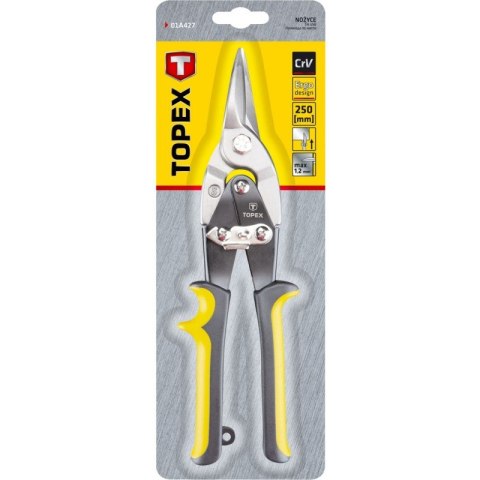 NOŻYCE DO BLACHY PROSTE 250MM NOŻYCE DO BLACHY PROSTE 250MM
