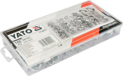 150 SZT NAKRĘTKI MOTYLKOWE METRYCZNE MIX 150 SZT NAKRĘTKI MOTYLKOWE METRYCZNE MIX