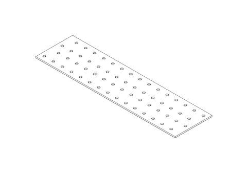 PŁYTKA MONTAŻOWA 300*80*2.0MM PŁYTKA MONTAŻOWA 300*80*2.0MM