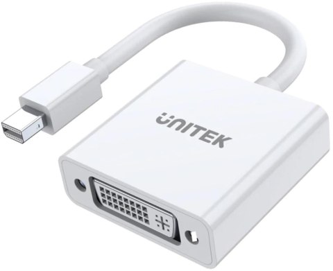 Adapter Unitek Y-6326WH miniDisplayPort na DVI Adapter Unitek Y-6326WH miniDisplayPort na DVI